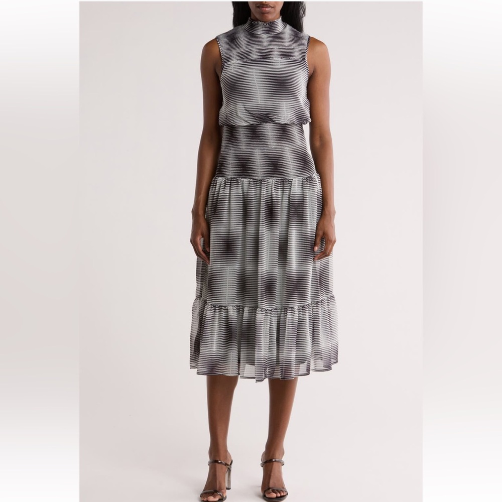 Area Stars Geo Print A-Line Dress size large but runs small like a size medium